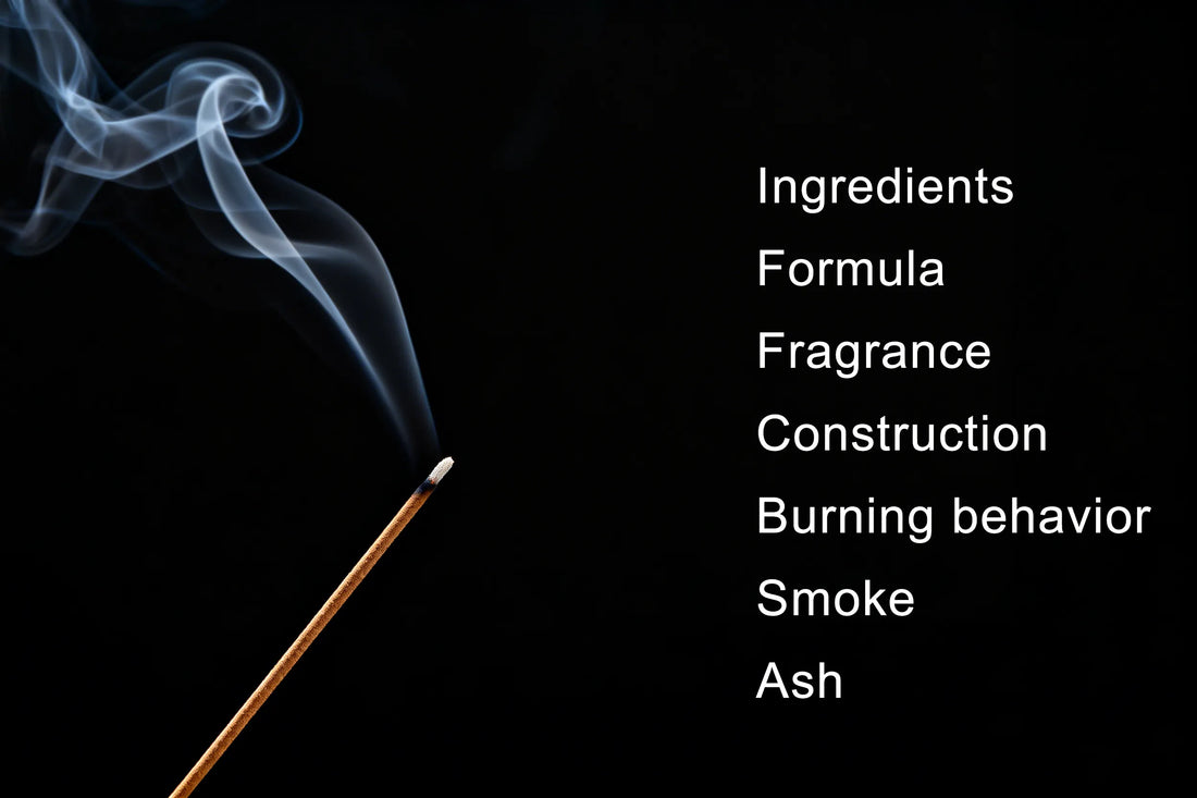 How to Choose High-Quality Incense Sticks: Materials, Ash & Burning