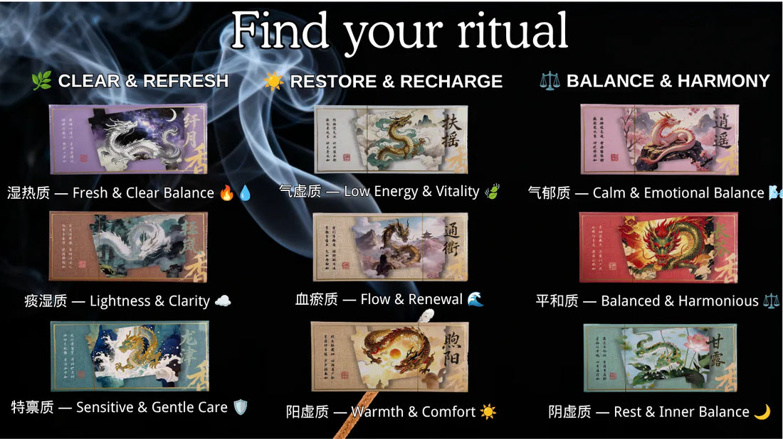 The 9 Chinese Body Constitutions: Discover Your Herbal Incense Ritual for Modern Wellness