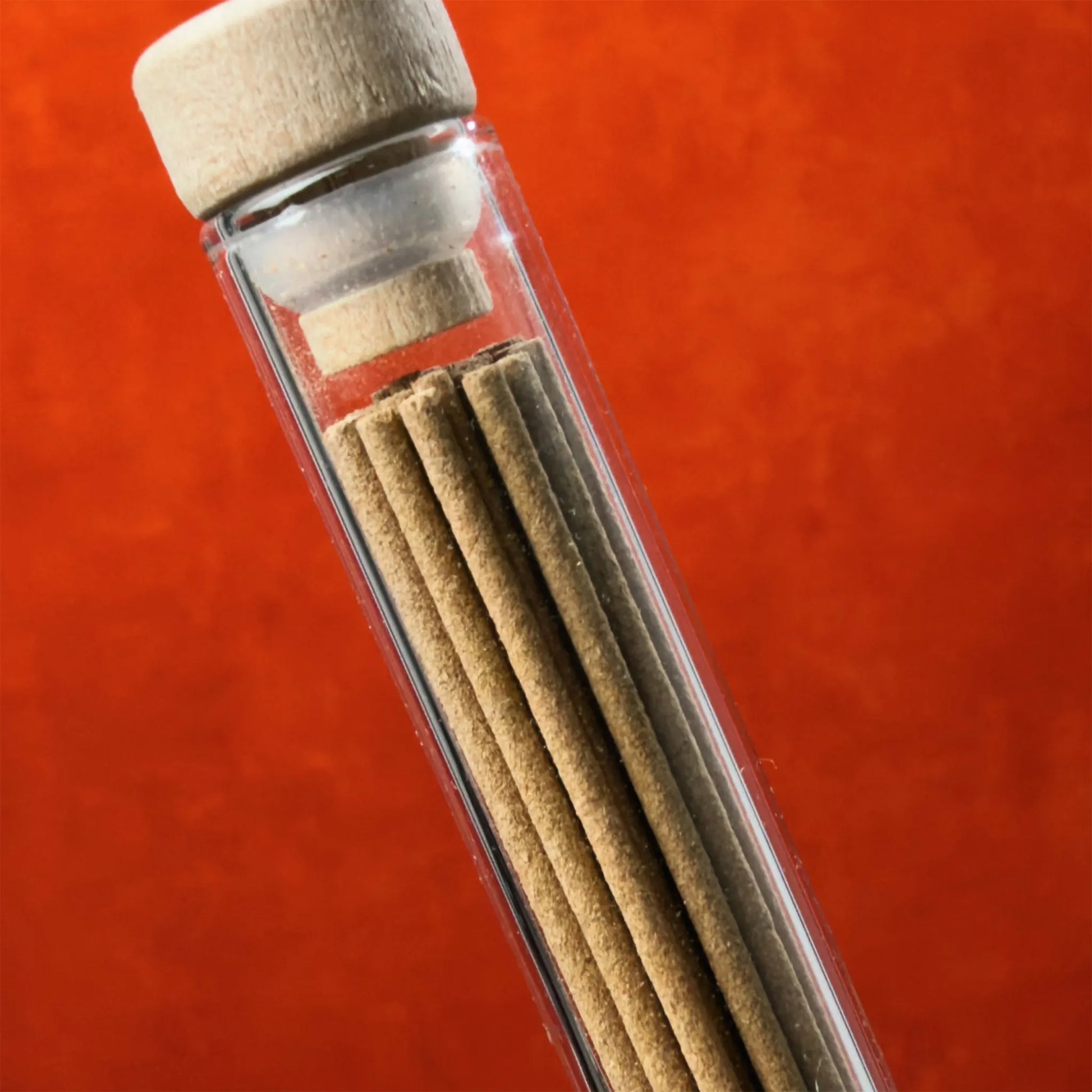 detail of Indian Sandalwood incense sticks