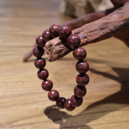 hang Dream Drift Incense Beads Bracelet on the branch for display