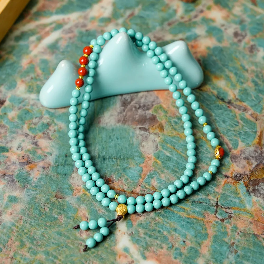 Prosper Cyan aroma prayer beads