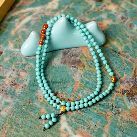 Prosper Cyan aroma prayer beads