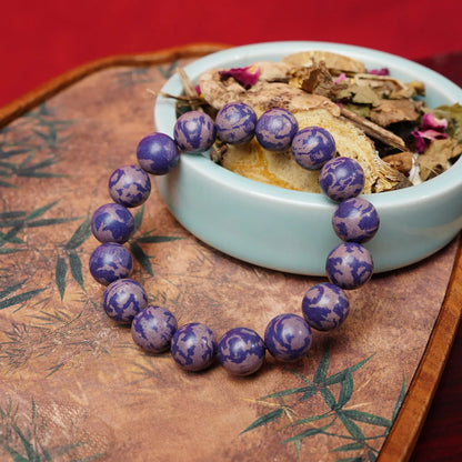 wearable aromatherapy wrist charm made with herbal incense for meditation, yoga and focused time