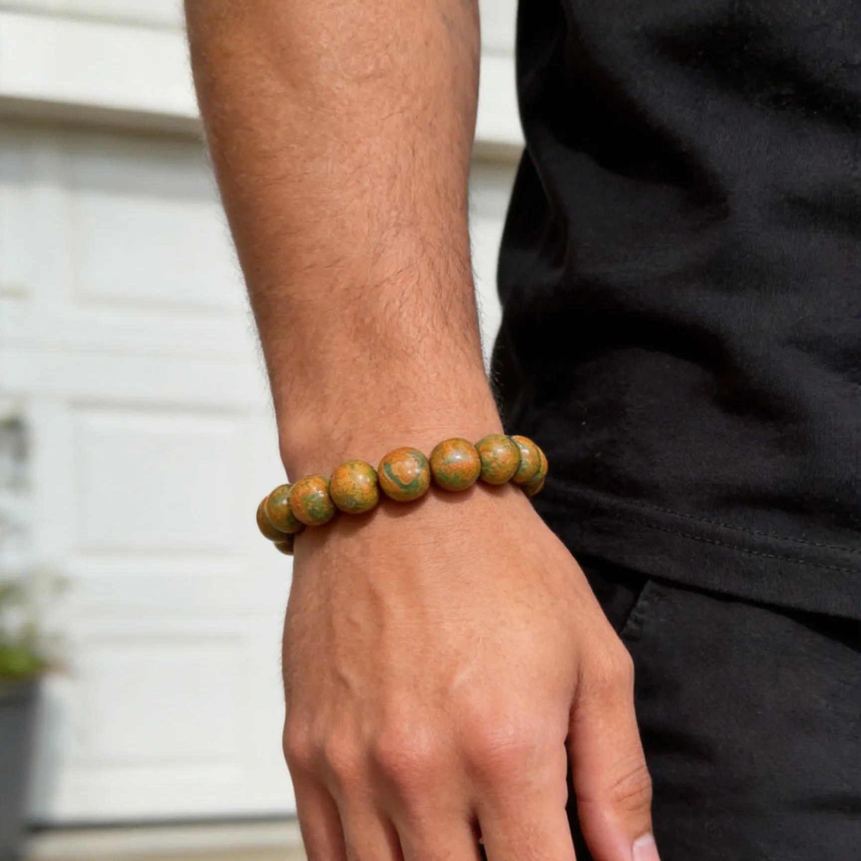 man's Aromatherapy Bracelet for cleansing