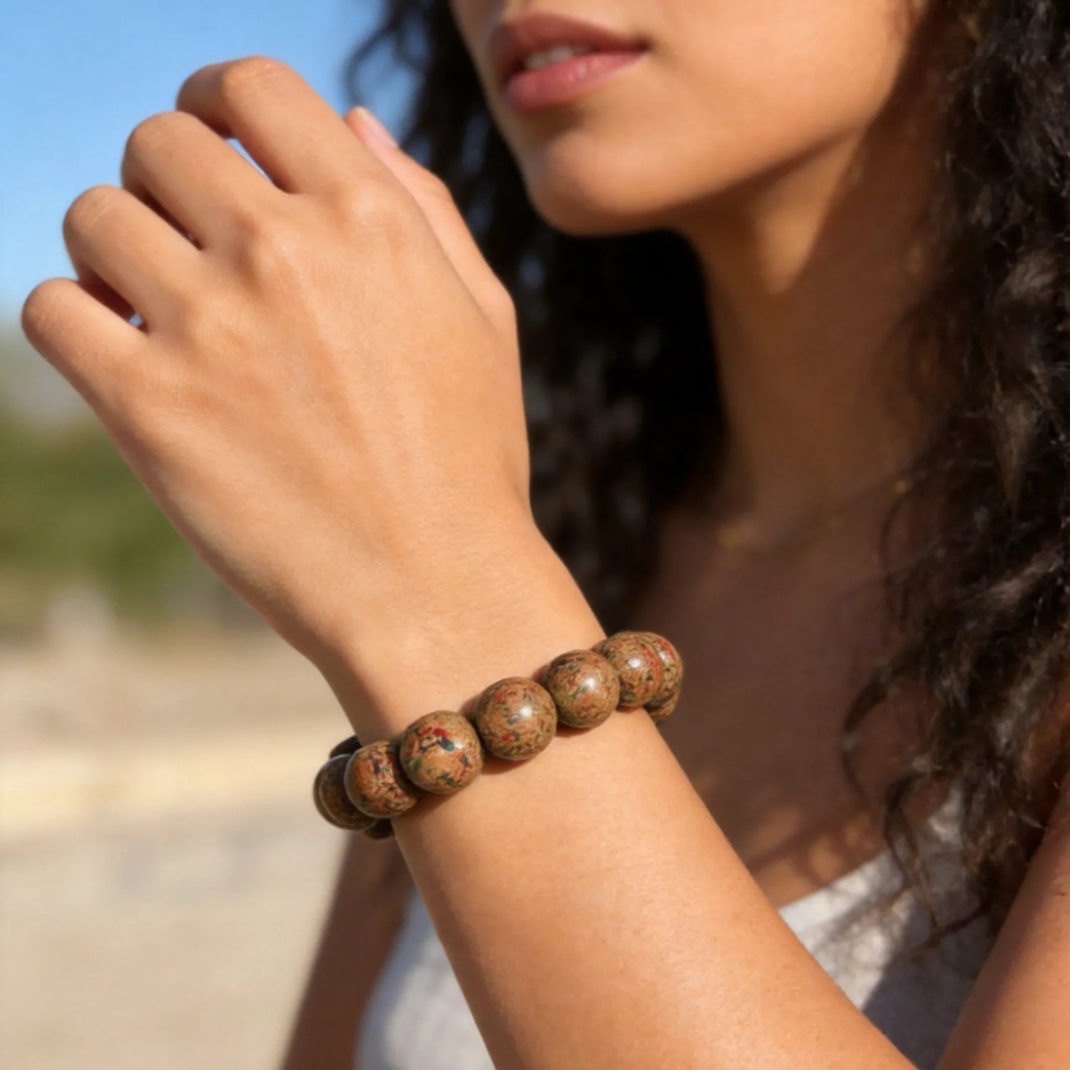 spiritual bracelet aromatherapy bead for good energy and protection