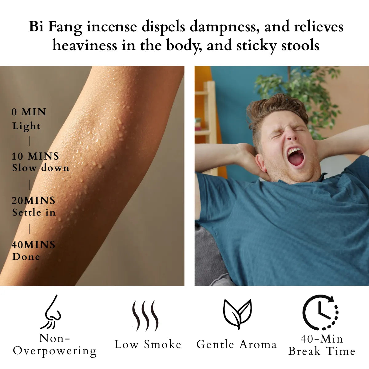 bi fang incense sticks dispel body dampness and tiredness