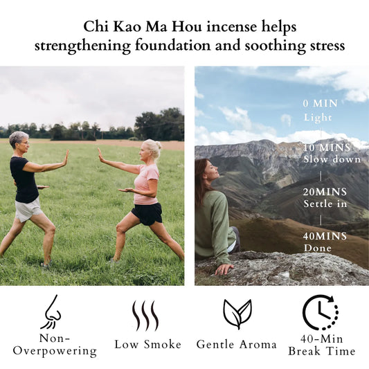 chi kao ma hou incense sticks help soothing stress and strengthening body foundation