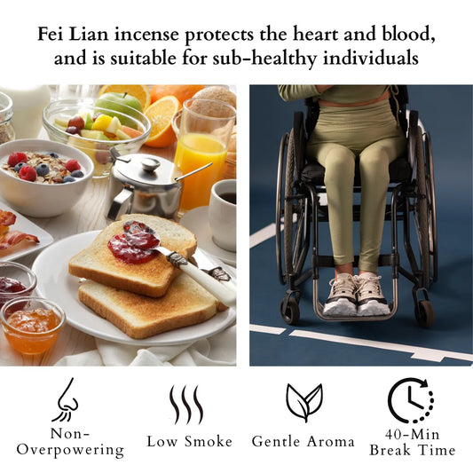 fei lian incense sticks help balance and ground sub-health