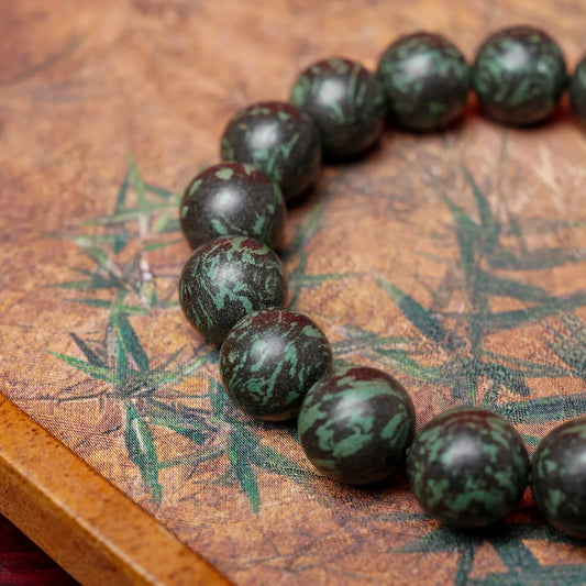 green unisex aroma bracelet wearable incense beads