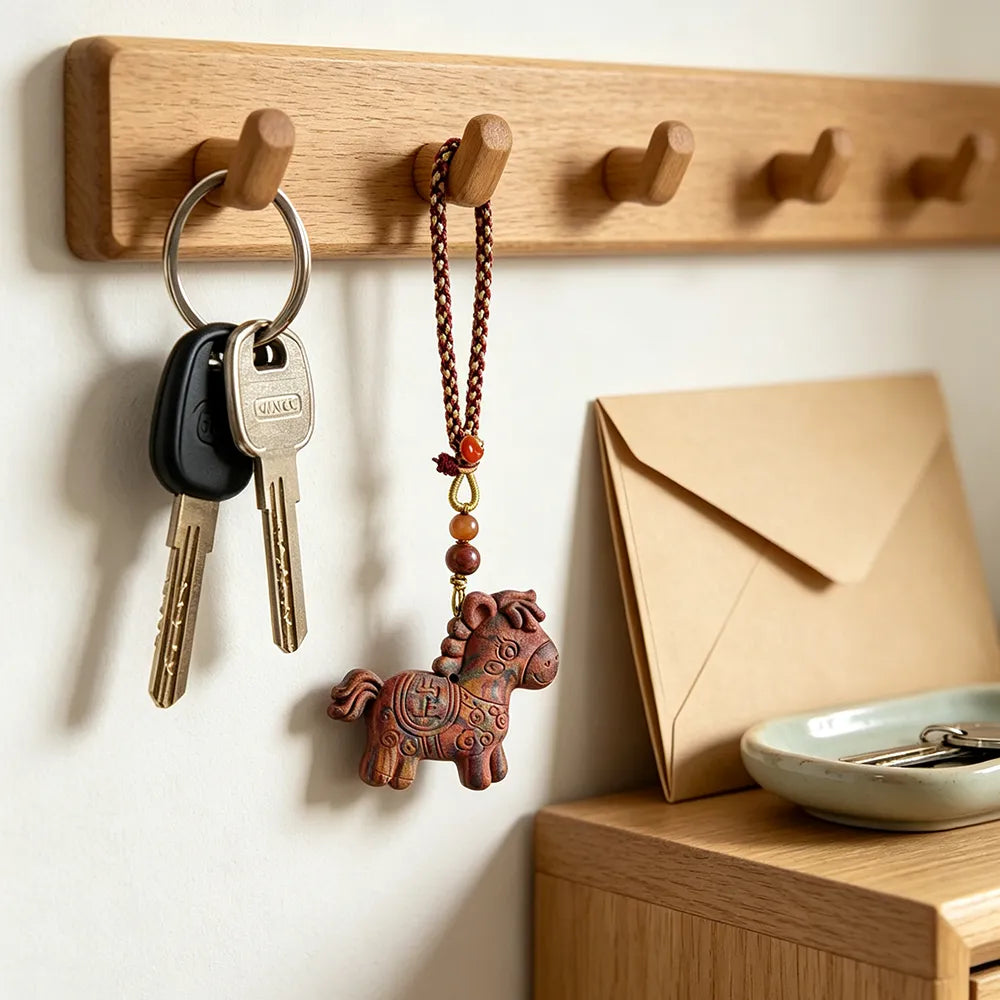 aromatherapy talisman acts as key chain pendant