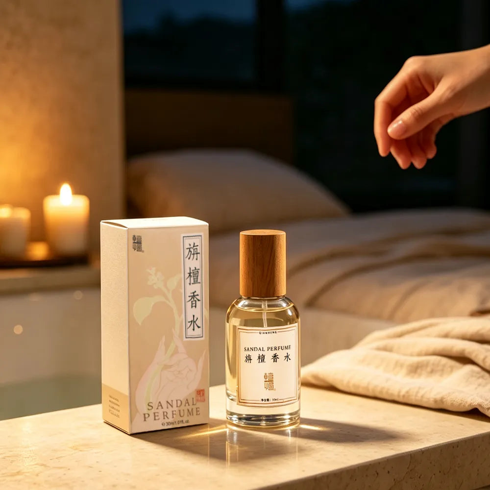sandalwood perfume relaxes your body to get a better sleep