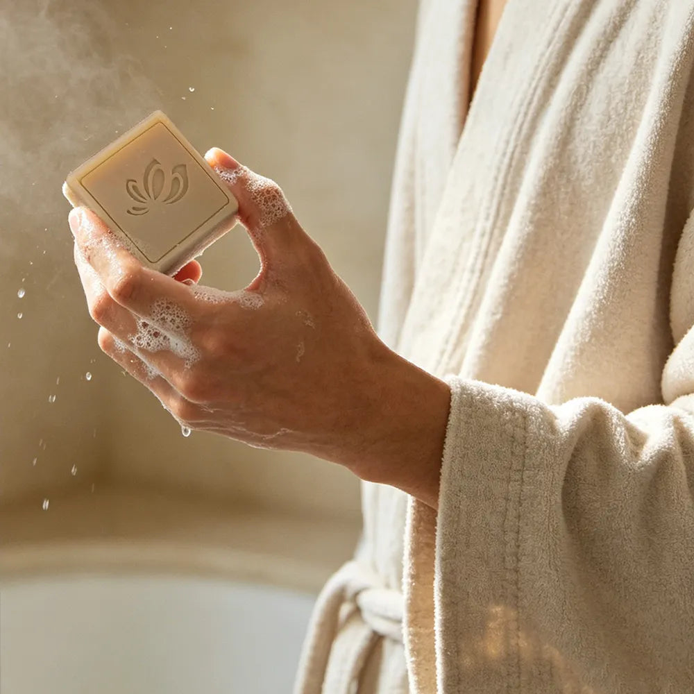 sandalwood soap when taking a shower